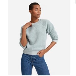 Everlane The ReNew Fleece Raglan Sweatshirt - Size XS- Sage Green